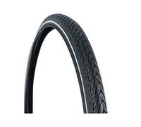 Dresco 28x1.60 Reflec Pneu Adulte Unisexe, Schwarz