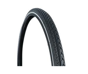 Dresco 28x1.60 Reflec Pneu Adulte Unisexe, Schwarz