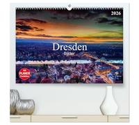 Dresden Bilder 2026 (hochwertiger Premium Wandkalender 2026 DIN A2 quer), Kunstdruck in Hochglanz: Die Barockstadt Dresden von Ihrer schönsten Seite
