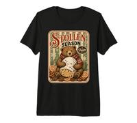 Dresden Stollen Season Germany Ours de Noël T-Shirt Haut de Gamme