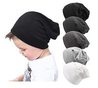 DRESHOW 5 Pièces Unisex Bambino Berretti Ragazzi Ragazze Morbido Carino Cappello Berretto Bonnet Bébé Fille Doux Mignon Cap 6-60 Mois
