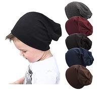 DRESHOW 5 Pièces Unisex Bambino Berretti Ragazzi Ragazze Morbido Carino Cappello Berretto Bonnet Bébé Fille Doux Mignon Cap 6-60 Mois