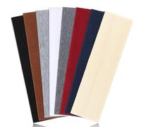 DRESHOW Bandeau Cheveux Femme Bandeaux de Sport Élastique Bandeau de Cheveux Antidérapant Bandeaux de Yoga Running Serre Tête 8 Pièces