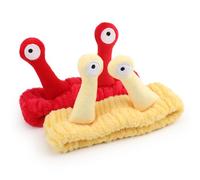 DRESHOW Bandeau De Lavage Pour Le Visage Paume et Escargot Paume et Escargot Maquillage Bandeaux Mignon Spa Soin de la Peau Bandeau