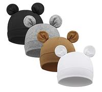 DRESHOW Bébé Bonnet Nouveau-né Bambin Doux Mignon Tricoté Chapeau pour Bébés Garçons Child Casquette Bonnets, 6-24 Mois