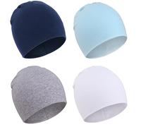 DRESHOW Bébé Bonnet Nouveau-né Bambin Doux Mignon Tricoté Chapeau pour Bébés Garçons Child Casquette Bonnets, 0-6 mois