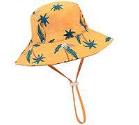 DRESHOW Bobs Bébé Filles Enfant Chapeau de Soleil Unisexe en Pliable Protection Anti-UV Solaire Plage Chapeaux de Soleil Bébé Fille UPF 50+