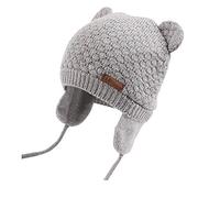 DRESHOW Bonnet Bébé Fille Garçon - Hiver Bébé Doux Mignon Cap pour Tomber