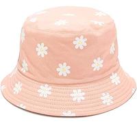 DRESHOW Été Réversible Seau Chapeau Pliable Pêcheur Chapeau de Soleil Pliable Anti-UV Protection pour Femmes Hommes