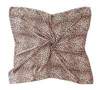 DRESHOW Femmes Grand Foulards Carrés Satin Foulards Cheveux Accessoires Soie Carrés Motifs Classiques Bandanas Plage