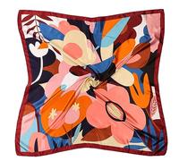 DRESHOW Femmes Grand Foulards Carrés Satin Foulards Cheveux Accessoires Soie Carrés Motifs Classiques Bandanas Plage