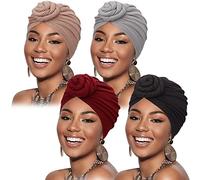 DRESHOW Fleur Bonnet de Perte de Cheveu Bonnet à Fleurs Contre le Cancer de Casquettes Chapeau Doux pour Femme Contre le Cancer