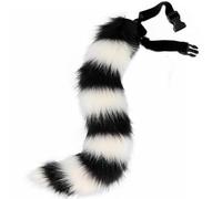 DRESHOW Queue de Fourrure de Renard Cosplay Costume Fête Super énorme Queue Moelleuse Pour Adolescent Adulte