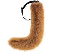 DRESHOW Queue de Fourrure de Renard Cosplay Costume Fête Super énorme Queue Moelleuse Pour Adolescent Adulte