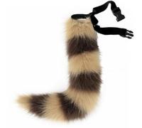 DRESHOW Queue de Fourrure de Renard Cosplay Costume Fête Super énorme Queue Moelleuse Pour Adolescent Adulte
