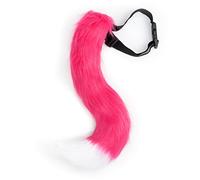 DRESHOW Queue de Fourrure de Renard Cosplay Costume Fête Super énorme Queue Moelleuse Pour Adolescent Adulte