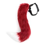 DRESHOW Queue de Fourrure de Renard Cosplay Costume Fête Super énorme Queue Moelleuse Pour Adolescent Adulte
