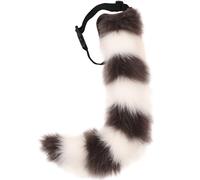 DRESHOW Queue de Fourrure de Renard Cosplay Costume Fête Super énorme Queue Moelleuse Pour Adolescent Adulte