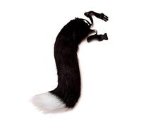 DRESHOW Queue de Fourrure de Renard Cosplay Costume Fête Super énorme Queue Moelleuse Pour Adolescent Adulte