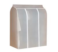 Dress Covers Garment Bags, Hanging Organizer, 19.69x11.81x47.24 Inches Clear Clothes Dust Cover with Zipper, Full-Length Bag for Men, Women Wardrobe Apartment Bedroom, Jacket Coat and Home Use