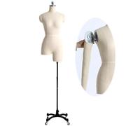 Dress Form Mannequin de couture avec bras souples pour couture et confection de vêtements