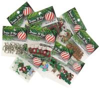 Dress It Up Assortiment de 12 Boutons de Noël