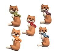 Dress It Up Buttons and Embellishments Lot de 5 boutons renards d'hiver (édition arc-en-ciel)