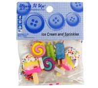 Dress It Up Embellishments-Ice Cream & Sprinkles