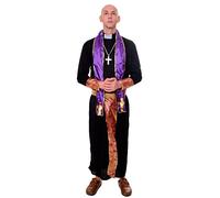 DRESS ME UP - Costume Homme prêtre Pasteur église abbé exorciste L202