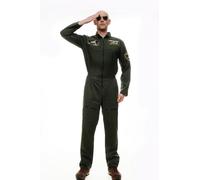 DRESS ME UP Costume pour Homme Pilote Kampfpilot Combinaison Airforce Gr. S/M