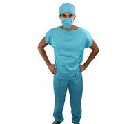 DRESS ME UP Costume Sexy pour Homme : Docteur, médecin, Chirurgien, Blouse. Taille. 48, M
