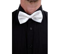 DRESS ME UP - Halloween Carnaval nœud Papillon Blanc Mafia Don Capone années 20 W-071W-white