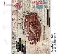 Dress My Craft Transfer Me Sheet A4-Vintage Car
