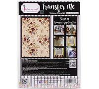 Dress My Craft Transfer Me Sheet A4-Vintage Floral #2
