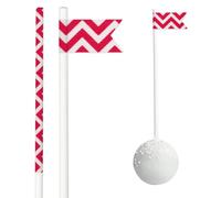 Dress My Cupcake DMC30186 100-Pack Party Cakepop Sticks DIY Kit, 4.5-Inch, Modern Red Chevron