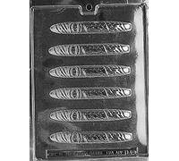 Dress My Cupcake Moule à chocolat en forme de cigare avec bande - D049 - avec instructions de moulage incluses (français non garanti)