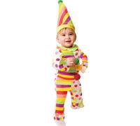 Dress Up America Bébé Points N’Rayures Enfant Clown - Multicolore Barboteuse Et