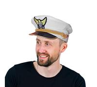 Dress Up America Chapeau D'amiral De Capitaine De La Marine Pour Adultes - Magnifique Chapeau Habillé Pour Jeu De Rôle