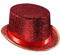 Dress Up America Chapeau haut pour adultes (rouge) , Taille unique , Rouge , One Size