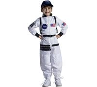 Dress Up America Costume Astronaute pour Enfants - Nasa Blanc Scaphandre & Fille