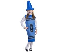 Dress Up America Costume de crayon pour enfants - Costume de crayon bleu pour filles et garçons - Superbe ensemble de costumes de jeu de rôle