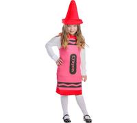 Dress Up America Costume De Crayon Pour Enfants - Costume De Crayon Rouge Pour Filles Et Garçons - Excellent Ensemble De Costumes De Jeu De Rôle