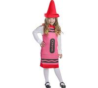 Dress Up America Costume De Crayon Pour Enfants - Costume De Crayon Rouge Pour Filles Et Garçons - Excellent Ensemble De Costumes De Jeu De Rôle