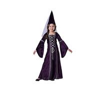 Dress Up America Costume de princesse médiévale - Ensemble d'habillage Renaissance pour filles - L'ensemble comprend une robe violette et un chapeau Hennin