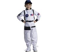Dress Up America Deguisement Astronaute Enfant- Attrayant Combinaison Spatiale Astronaute Blanc pour les Enfants