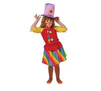 Dress Up America Déguisement de pitre arc-en-ciel pour fille