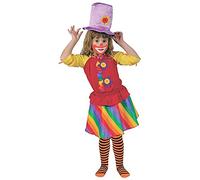 Dress Up America Déguisement de pitre arc-en-ciel pour fille