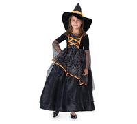 Dress Up America Déguisement de sorcière noire et orange petite fille