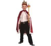 Dress Up America Déguisement robe et couronne de roi rouge pour enfants
