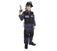 Dress Up America Déguisement SWAT Pour Enfants - Deluxe S.W.A.T. Ensemble De Déguisement De Policier Pour Garçons Et Filles